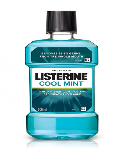 Listerine Cool Mint For A Cleaner & Fresher Mouth Wash 500ml