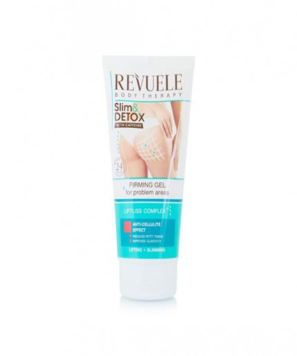 Revuele Slim & Detox Fat Burner Firming Gel With Caffeine For Problem Areas Fatty Tissue - 200ml