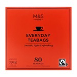 M&S Everyday Tea Bags 250G 80 Tea Bags