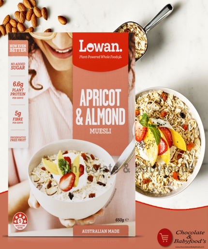 Lowan Apricot & Almond Muesli 650G