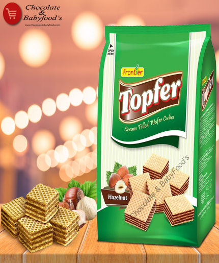 Topfer Hazelnut Wafer Cubes 180G