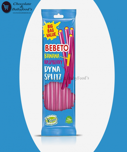 Bebeto Banana Raspberry Dyna Splitz 200g