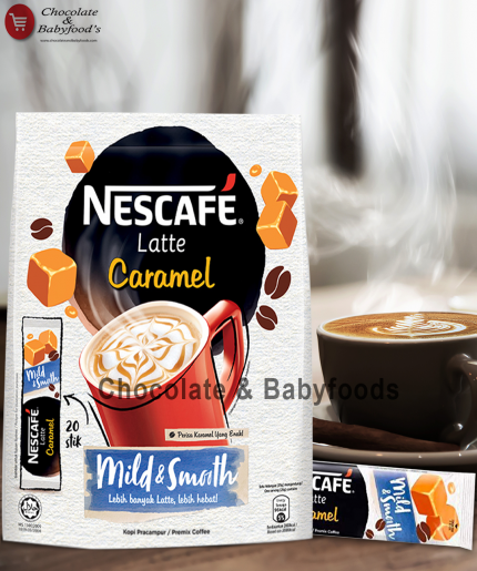 Nescafe Latte Caramel Mild & Smooth 20stik