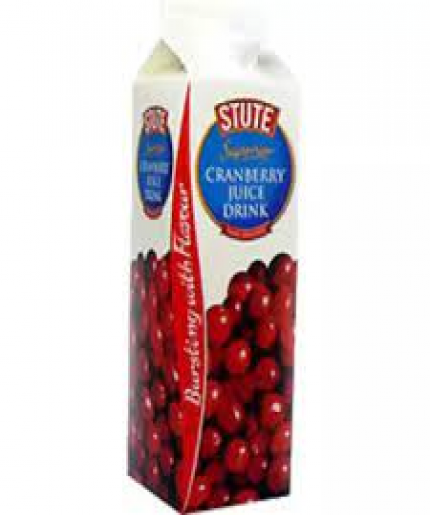 STUTE Cranberry Juice Drink 1Ltr.
