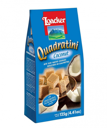 Loacker Quadratini Coconut 125g