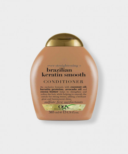 OGX Ever Straightening+ Brazilian Keratin Smooth Conditioner 385ml