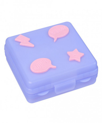 Smiggle Super Sandwich Container Lilac