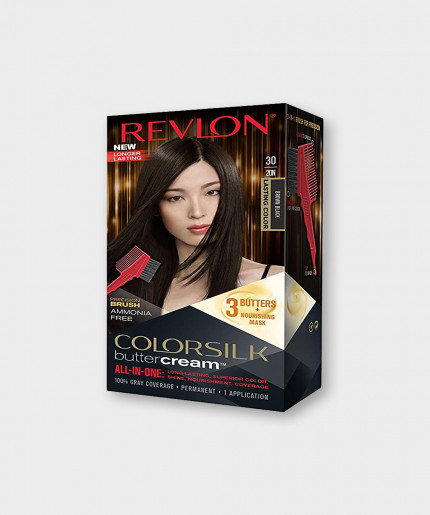 Revlon Luxurious 30/20N Colorsilk Buttercream Hair Colour, Brown Black (30/20N)