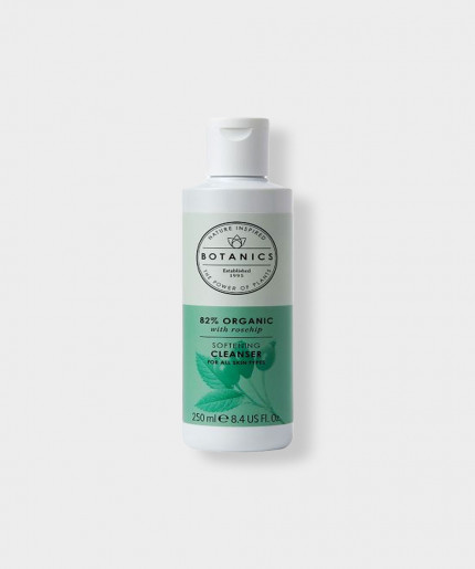 Discover the Botanics Organic Softening Cleanser - 82% Organic, 250ml