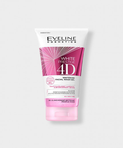 Eveline White Prestige 4D Whitening Facial Wash Gel 200ml