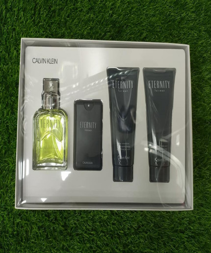 CALVIN KLEIN Eternity For Men Gift Set: 4 Essential Items