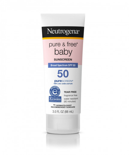 Neutrogena Pure & Free Baby Sunscreen SPF50 88ml - Broad Spectrum Protection