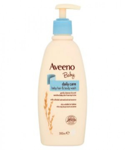 Aveeno Baby Daily Care Hair & Body Wash 300ml: Gentle Cleansing for Baby's Hair and Skin