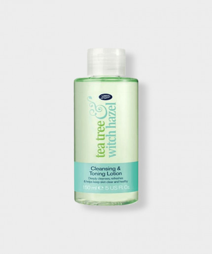 Powerful Skin Care: Boots Tea Tree Witch Hazel Cleansing & Toning Lotion (150ml) for a Refreshed and Revitalized Complexion!
