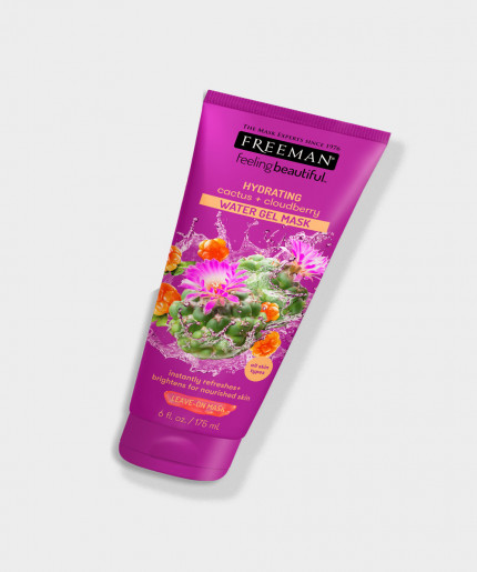 Freeman Hydrating Cactus & Cloudberry Water Gel Mask: Rejuvenating Skincare for Ultimate Hydration