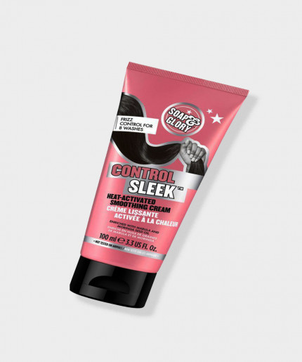 Soap & Glory Control Sleek Heat Activated Hair Cream 100ml: Achieve Sleek and Frizz-Free Hair