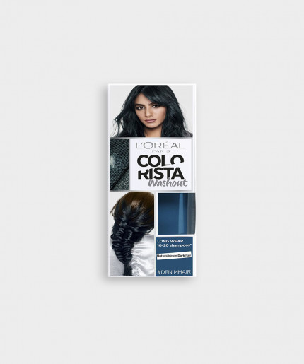 L'Oreal Paris Colorista Washout Denim Blue Semi-Permanent Hair Dye