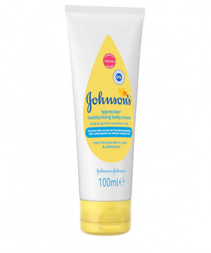 Johnson's Top-To-Toe Moisturising Baby Cream: Nourish and Protect Delicate Skin