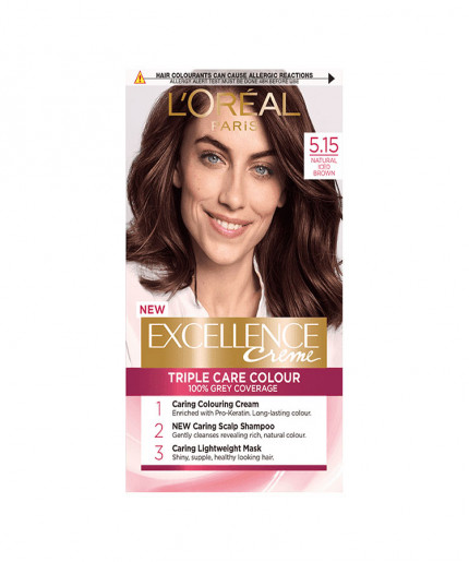 L’Oreal Excellence Crème 5.15 Natural Iced Brown Permanent Hair Dye