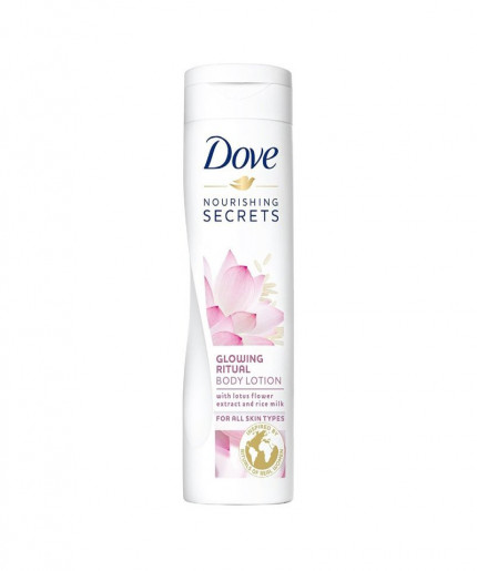 Dove Nourishing Secrets Glowing Ritual Body Lotion with lotus flower extract and rice milk
