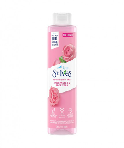 St. Ives Refreshing Body Wash Rose Water And Aloe Vera