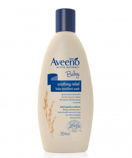 Aveeno Baby Soothing Relief Emollient Wash: Gentle and Nourishing Cleanser for Sensitive Baby Skin