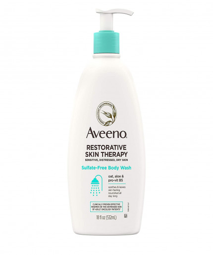 Aveeno Restorative Skin Therapy: Premium Sulfate-Free Body Wash for Nourishing Skin
