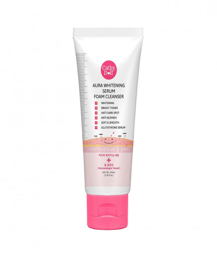 Cathy Doll Aura Whitening Serum Foam Cleanser - 100ml