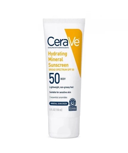 Cerave Hydrating Mineral Sunscreen SPF 50 Face Lotion 75ml