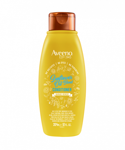 Aveeno Sunflower Oil Blend Conditioner For Dry Damaged Hair Estd 1945