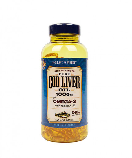 Holland & Barrett Cod Liver Oil 410mg: Powerhouse of Essential Omega-3s and Vitamin D