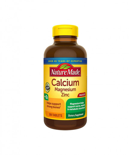 Nature Made Calcium Magnesium Zinc with Vitamin D3