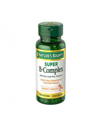 Nature’s Bounty Super B Complex with Folic Acid Plus Vitamin C