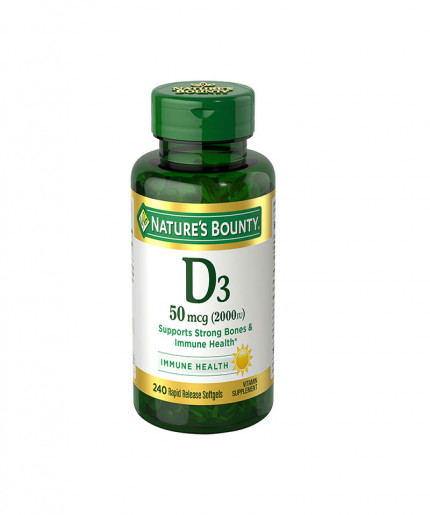 Nature’s Bounty Vitamin D3 50mcg 2000 IU