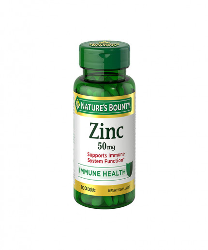 Nature's Bounty Zinc 50mg: Boost Your Immune System and Support Overall Health