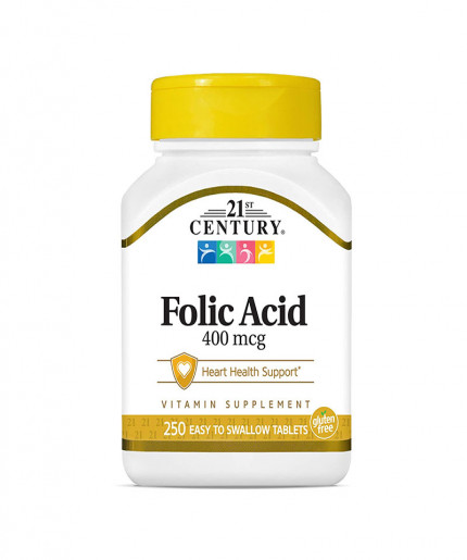 21st Century Folic Acid 400 mcg Tablets