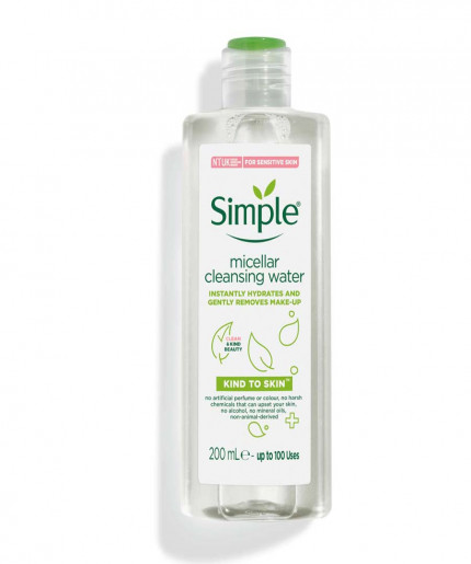 Simple Micellar Cleansing Water – 200 ml