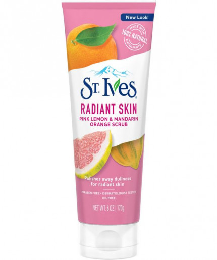 St Ives Radiant Skin Pink Lemon& Mandarin Orange Scrub - 170 G