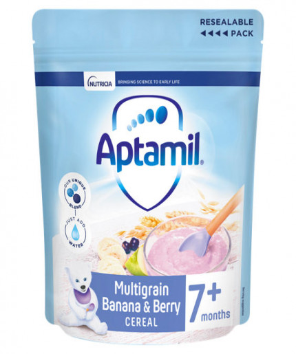 Aptamil Multigrain Banana & Berry Baby Cereal 7+ Months 200g