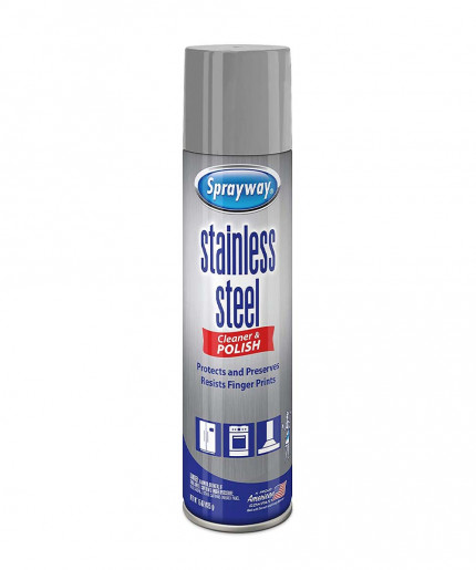 Sprayway Stainless Steel Polish & Cleaner 425g: Achieve Gleaming Stainless Steel Surfaces effortlessly