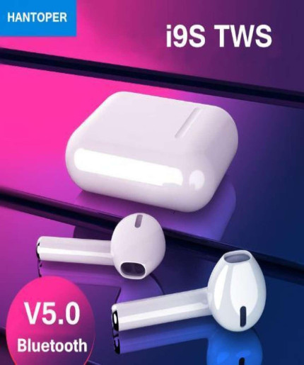 i9s TWS Wireless mini Bluetooth Andorid -White