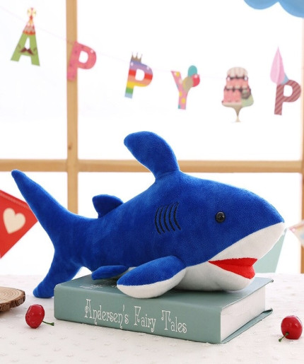 Cute Shark Plush Toy 3D Shark Pillow Doll Children Gift