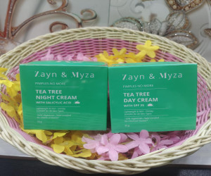 Flawless Skin Haven: ZM Zayn & Myza Tea Tree Night Cream - Your Ultimate Solution for Unclogging Pores and Banishing Dark Spots