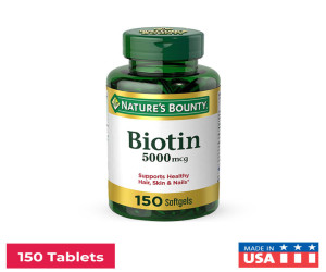 Nature’s Bounty Biotin 5000 mcg 150 Softgels - Price in Bangladesh