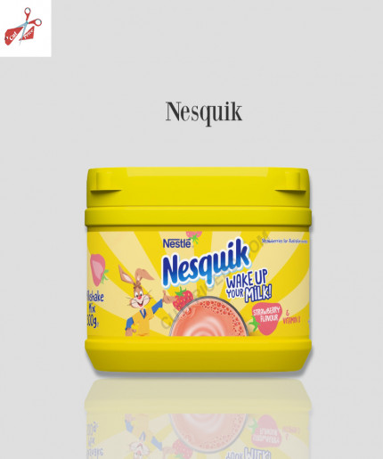 Nesquik Strawberry Flavoured Milkshake Powder 300g Tub