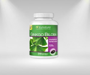 Trunature GINKGO BILOBA 120mg 340 Softgels Support Memory - Price in Bangladesh