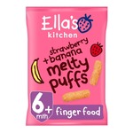 Ella's Kitchen Strawberry + Banana Melty Puffs (6months) 20g