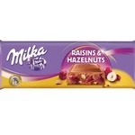 Milka Raisins Hazelnuts Chocolate Bar 270g