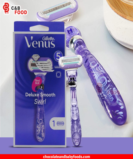 Gillette Venus Deluxe Smooth Swirl Razor (5 Blades)