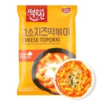 Dong Won Cheese Topokki Stick Shaped Rice Cake with Cheese & Spicy Sauce 240G